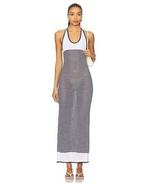 525 Maxikleid Dena - Weiß