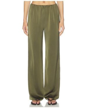 Lovers + Friends Alette Satin Trousers - Green