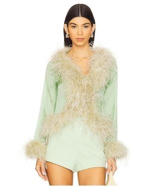 bubish Gigi Feather Blouse - White