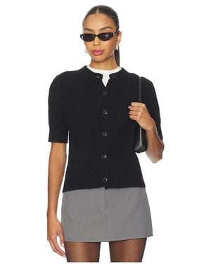 Samsøe & Samsøe Cardigan Mit Kurzen Ärmeln Sanoura - Schwarz