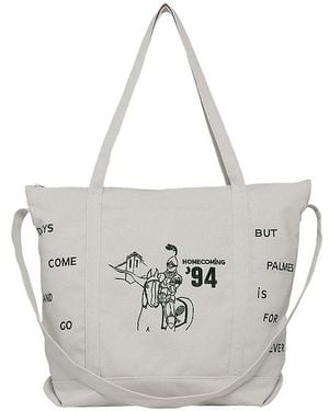 Palmes Forever Tote Bag - White