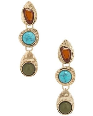 Lovers + Friends Drift Earrings - Blue