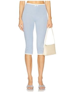 ROWEN ROSE Jersey Capri - Blau