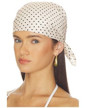 Frankie's Bikinis X Paige Lorenze Just Married Head Scarf - White