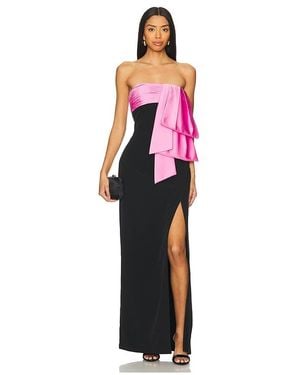 AMUR Melodie Bow Gown - Red