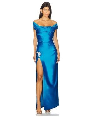 Rachel Gilbert Bailey Gown - Blue