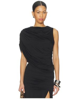 Amanda Uprichard Leo Top - Black