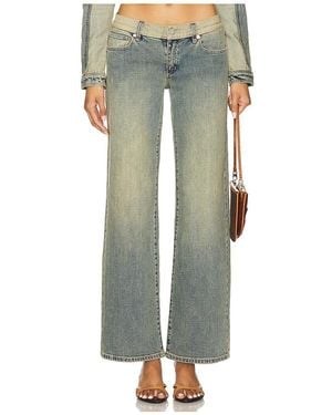 A.Brand 99 Wide Leg Jeans - Green