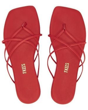 TKEES Square Toe Elle サンダル - レッド