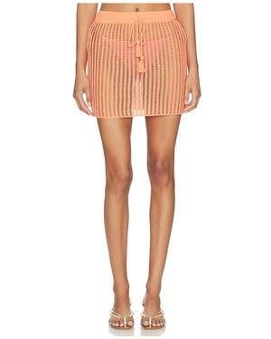LSPACE Minifalda Sander En Color Coral Talla (También En Xs) - Multicolor