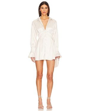 MAJORELLE Maritza Shirt Dress - White