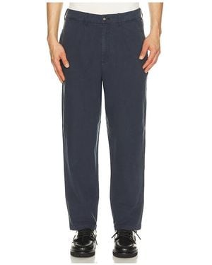Barbour Cotton Linen Relaxed Pants - Blue
