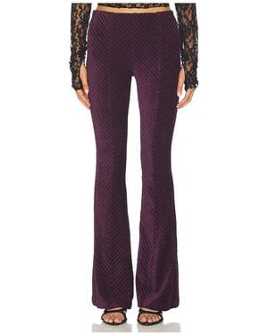 Free People Penny Pull On Velvet Pant - Rot