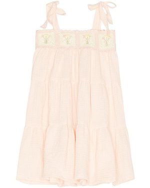 Wild Wawa Crochet Dress - White