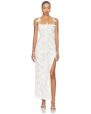 Blumarine Macrame Lace Dress - White