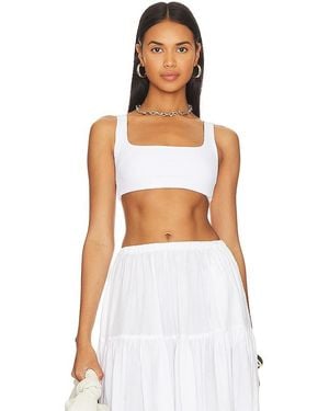 Enza Costa Easy Bra Top - White