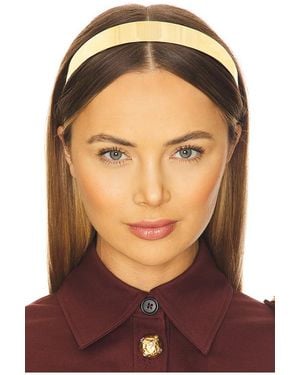 Lele Sadoughi Diadema Metálica. Bessette En Color Oro Metálico Talla - Marrón