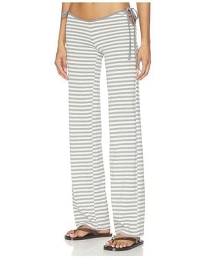 Lioness Bloom Tie Pant - White