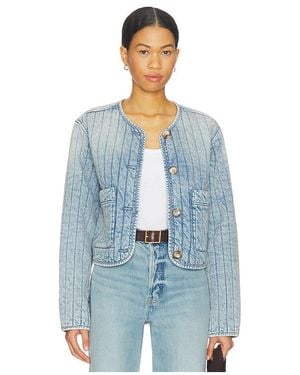 Blank NYC Quilted Jacket - Blue