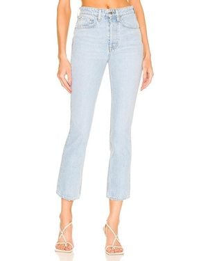 GRLFRND Karolina High Rise Straight - Blue