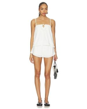 MORE TO COME Deja Short Set - White