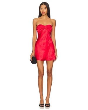 MORE TO COME Paloma Strapless Dress - Red