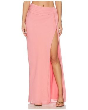 Lovers + Friends Judy Maxi Skirt - Pink