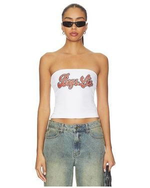 Boys Lie Top Tubo Stud Wrangler En Color Blanco Talla (También En Xs, S, M, Xl)