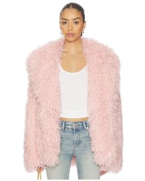 Aniye By Poison Faux Fur Jacket - White