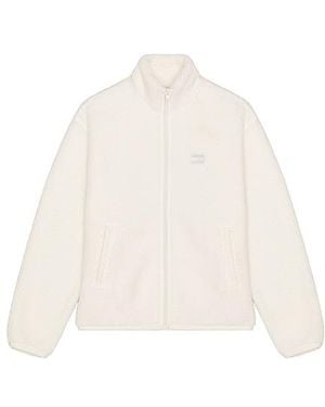 Tommy Hilfiger Teddy-Jacke Badge - Weiß