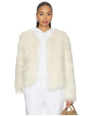 Unreal Fur Sphere Jacket - White