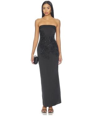 superdown Angel Strapless Gown - Black