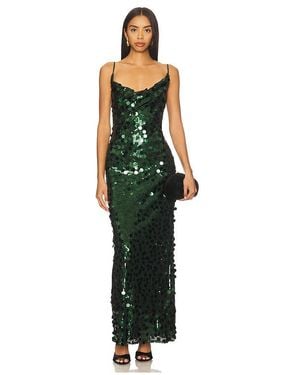 MORE TO COME Winifred Maxi Dress - Green