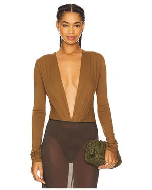 ANDAMANE Zelda Bodysuit - Brown
