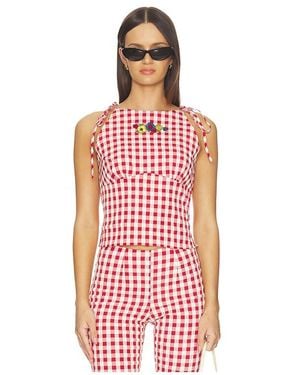 Lisa Says Gah Lucy Top - Red