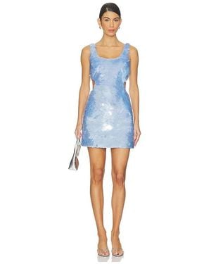 Jonathan Simkhai Emilie Sequin Mini Dress - Blue
