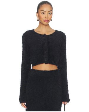 Helmut Lang Cropped Cardigan - Black