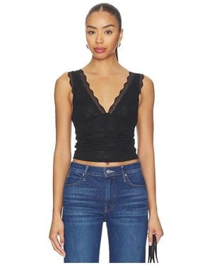 Free People X Intimately Loved You First Lace Tank - Blue