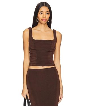 Katie May Erin Top - Brown