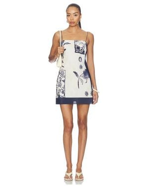 SIR. Phillipa Slip Mini Dress - White