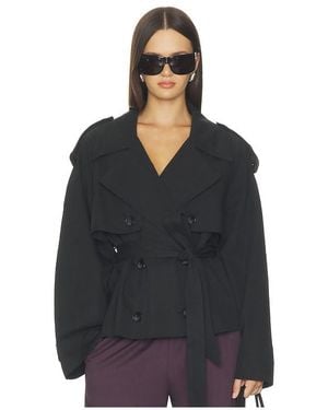 Elodie the Label Trenchcoat - Schwarz