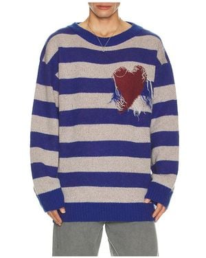 we11done Pullover & Sweatshirts Grunge - Blau