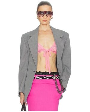 The Attico Cinched Blazer - Pink