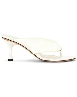 STUDIO AMELIA Paloma Flip Flop Sandal - White