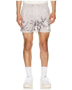 Ryoko Rain Cherry Blossom Shorts - White