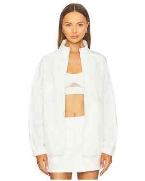 Alo Yoga Origin Full-Zip Track Jacket - White