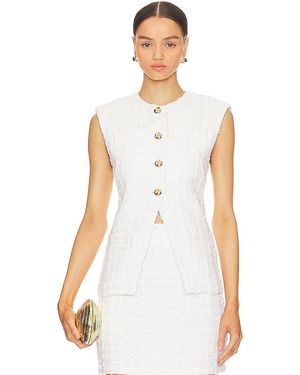 Amanda Uprichard Weste Hughes - Weiß