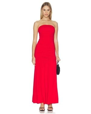 Cami NYC Trägerloses Kleid Waverly - Rot