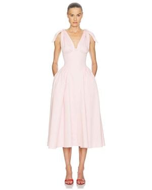 Helsa Fairweather Midi Dress - Pink
