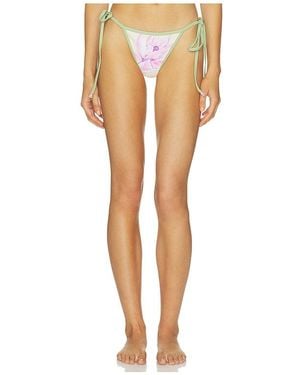 Juliet Johnstone The Bailey String Bikini Bottom - White